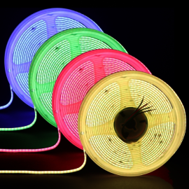 LED PASEK TAŚMA COB 12V 2520 led 14W/mb RGB 5m