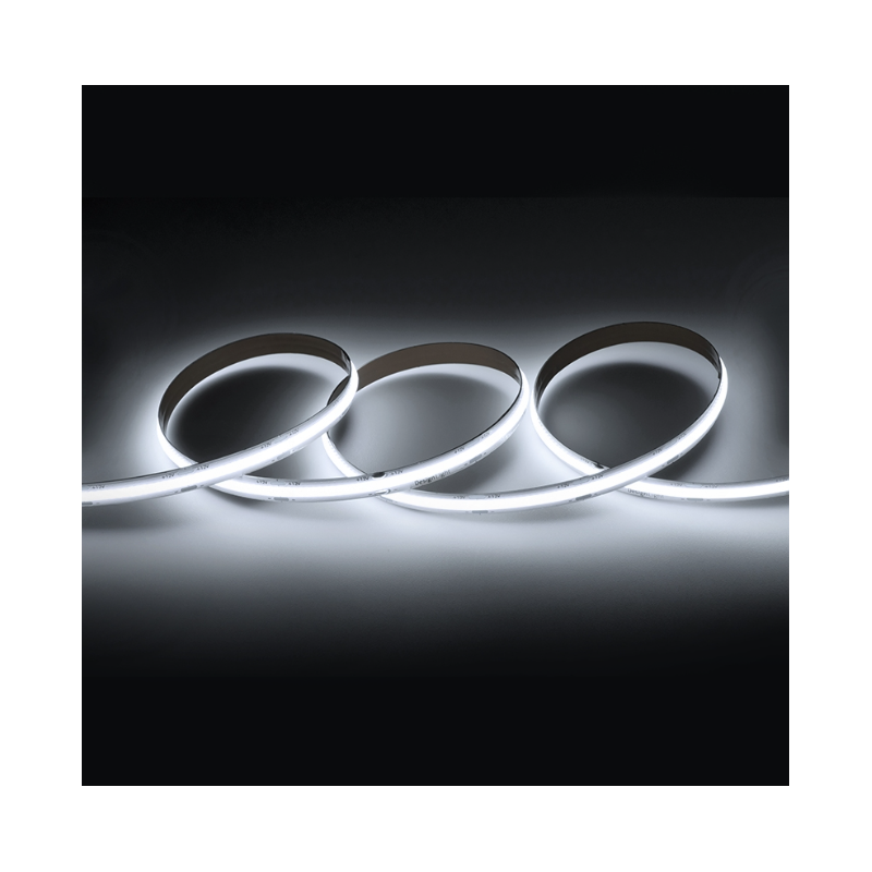 LED PASEK TAŚMA COB 12V 4800 led 12W/mb b. neutralny 5m