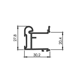 RĄCZKA RAMA WIDE  czarna          8926 L