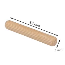 KOKI MEBLOWE   6x35 mm          op.1000