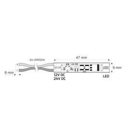 WYŁĄCZNIK PŁYTKA PCB NIEBIESKI + ŚCIEMNIACZ       HL