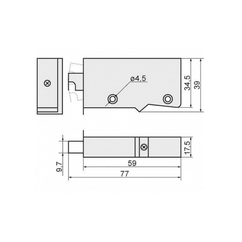 ZAWIESZKA UNIWERSALNA WŁOSKA CZARNA