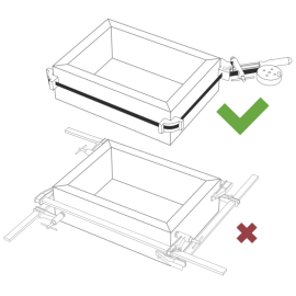 ŚCISK Piher z opaską stalową czworokąt 2.5x500cm