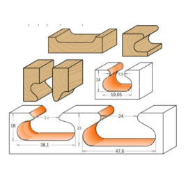 CMT FREZ 955.103.11 HM D38.1 I20.7 T18