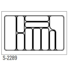 WKŁAD NA SZTUĆCE S ANTRACYT 800/490      S-2289-AP