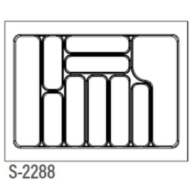 WKŁAD NA SZTUĆCE S ANTRACYT 700/490      S-2288-AP