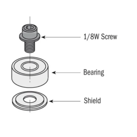CMT ŁOŻYSKO 791.014.00 D28,5    d4,76 T8,4