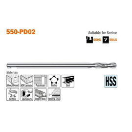 CMT OTWORNICA WIERTŁO HM D6,35 L125                    550-PD02