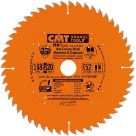 CMT PIŁA 276.168.52H   ITK D168 B20 Z52 2/6/32 K1,8 P1,2 