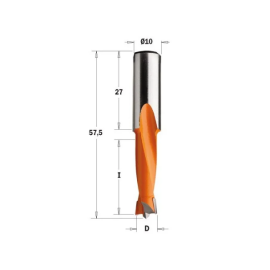 CMT WIERTŁO 310.080.12 HW D8 L57,5 S10x27 L 