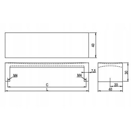 GTV UZ 92/160/ 01   UCHWYT CHROM