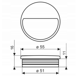 MD 61-P0003  ZOTY      UCHWYT MEBLOWY**