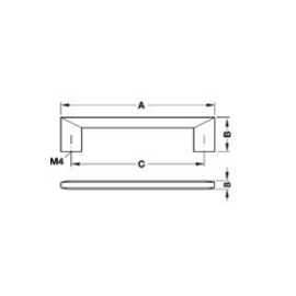 UCHWYT HAFELE ZNAL NIK 212x32 110.35.603
