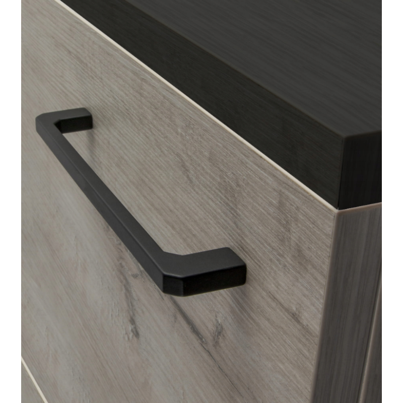 UCHWYT NOMET campana C-5828  P61  CZARNY MAT.    L-256  