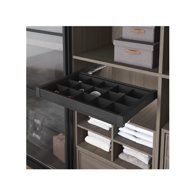 STARAX Półka z przegródkami 60 antracyt S-6715-A