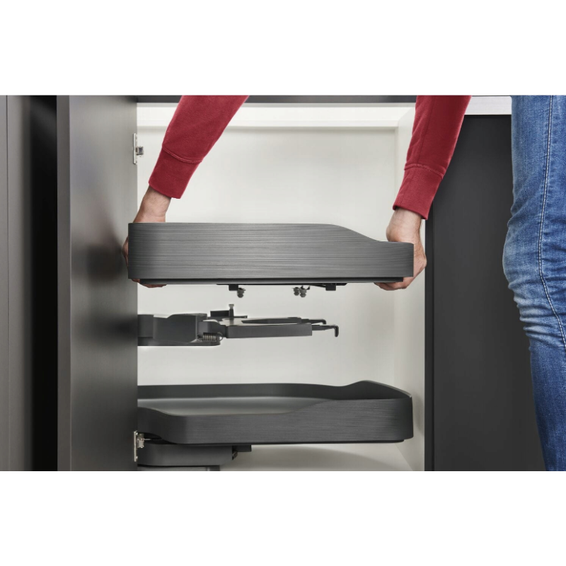 Półka nerka HAFELE TRIGON 500 BIAŁA PRAWA 541.59.750