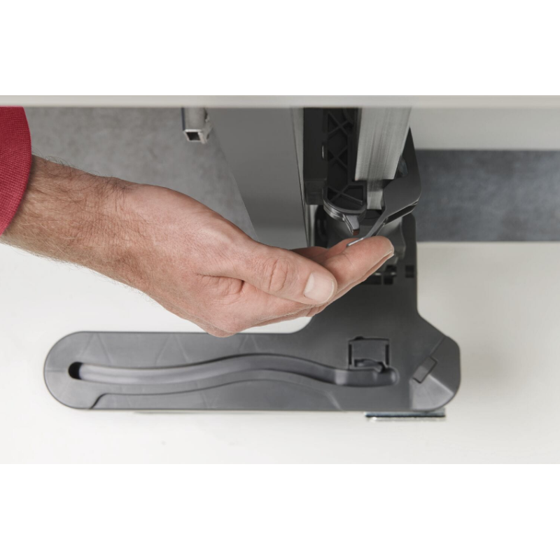 Półka nerka HAFELE TRIGON 600 ANTRACYT LEWA 541.59.461