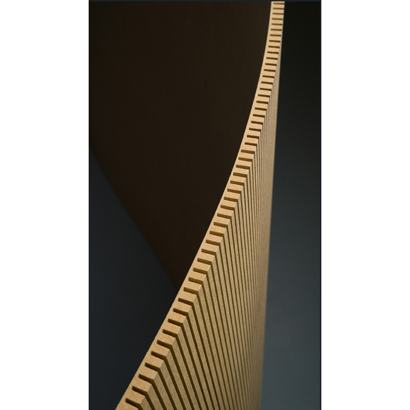 Płyta MDF surowy gięty poprzeczny 10 mm