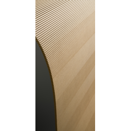 Płyta MDF surowy gięty poprzeczny 10 mm