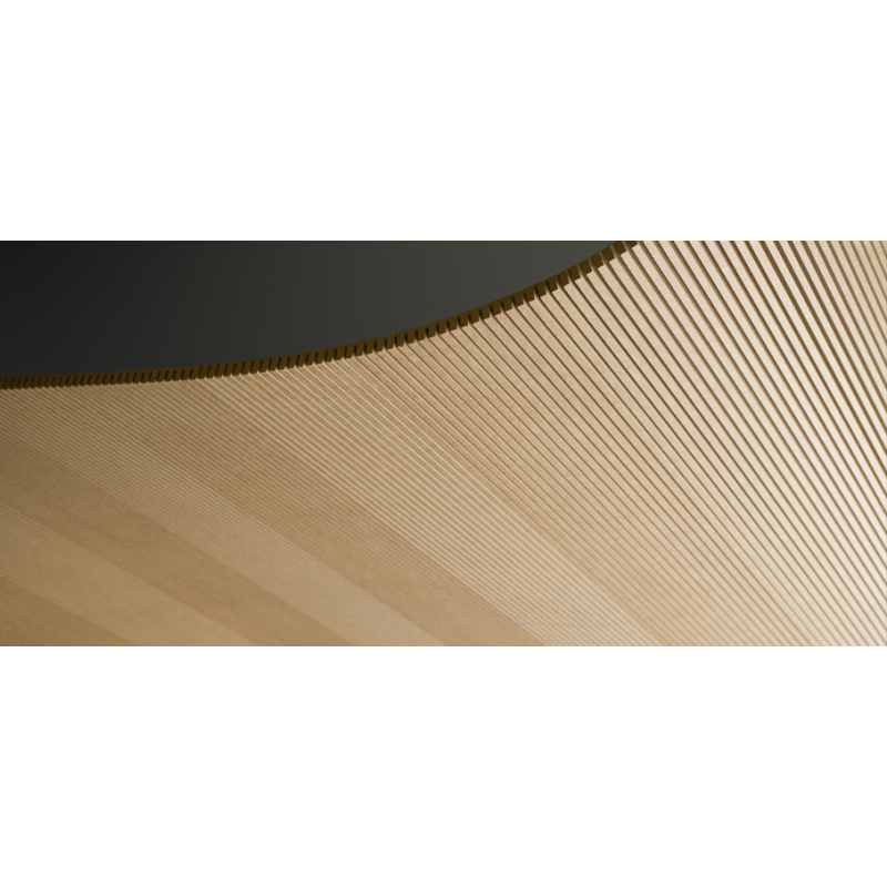 Płyta MDF surowy gięty poprzeczny 8 mm