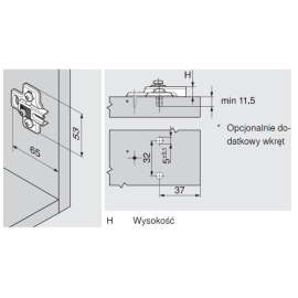 PROWADNIK B ONYKS MODUL 194K6100 EXP LODÓWKA