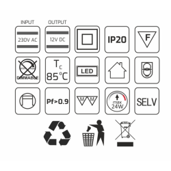 ZASILACZ LED  24W  STANDARD PLUS        