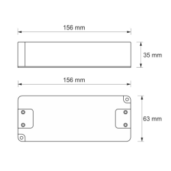 ZASILACZ LED DO PASKÓW   24V    80W   STANDARD PLUS  DL