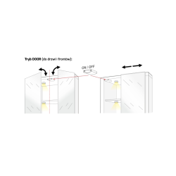 WYŁĄCZNIK SENSOROWY  TEO sensor z funkcją ściemniania czarny