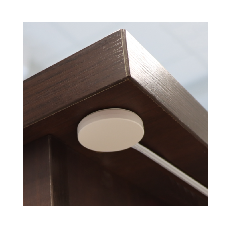 WYŁĄCZNIK DOTYKOWY PODBLATOWY 12-24V DC/5A do płyty max 38mm biały, przewód 2m