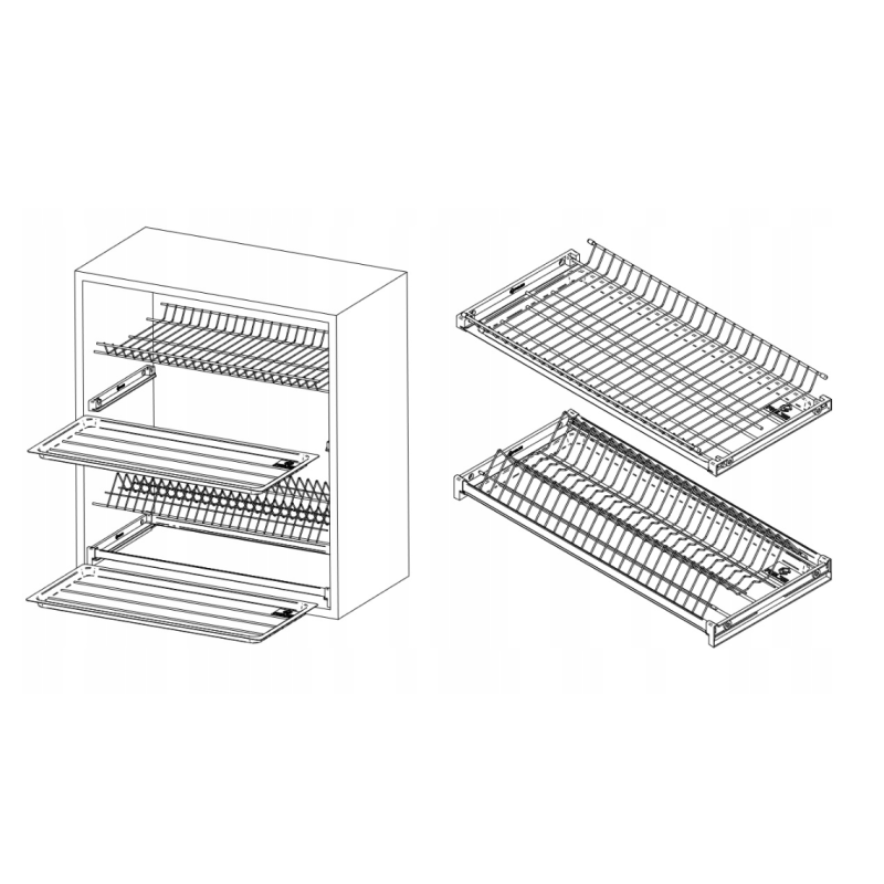 OCIEKARKA DO NACZ 60 VARIANT III  CZARNY MAT