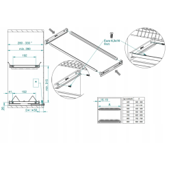 OCIEKARKA DO NACZ 90 VARIANT III  CZARNY MAT