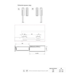 CARGO MAXIMA CLASSIC MAXI  15  V BOCZNE LEWE z prowad.    chrom