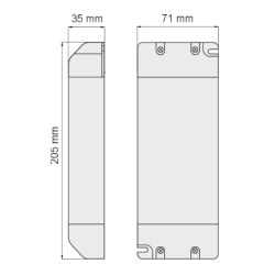 ZASILACZ LED BASIC 200W bez przewodów