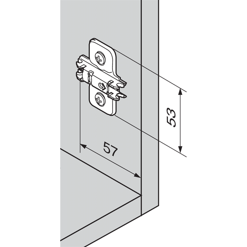 PROWADNIK B ONYKS CLIP 173L6130     H-3  V500