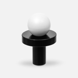 GAŁKA OH POLA BLACK WHITE 30x46