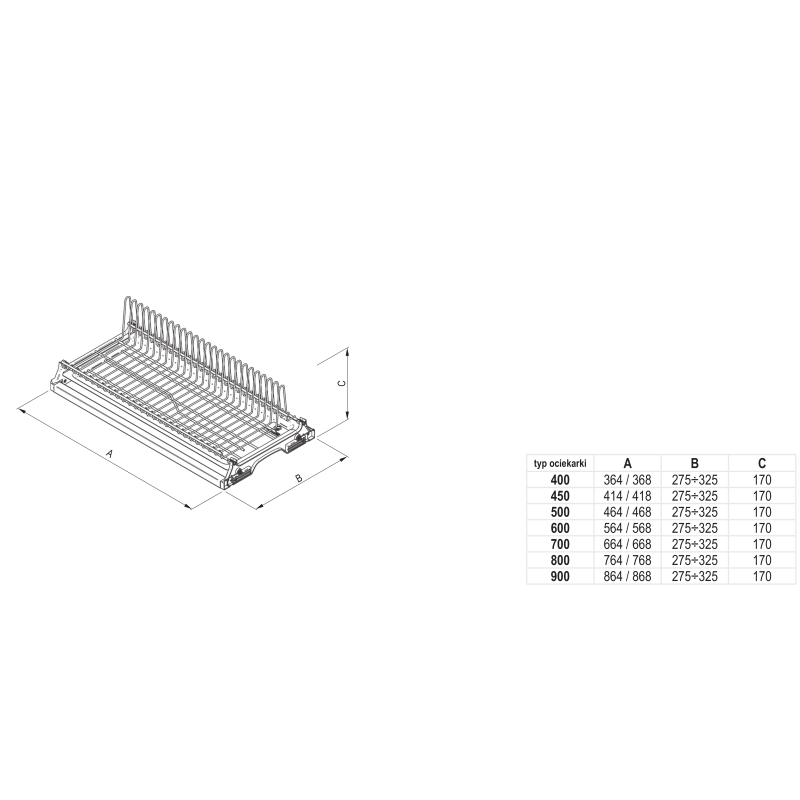 OCIEKARKA DO NACZ JEDNOPOZIOM  60   EF.CHR