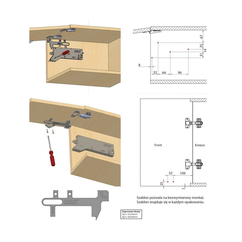 PODNOŚNIK AIRTIC LIFT II  BIAŁY