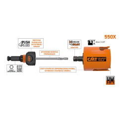 CMT OTWORNICA UNIWERSALNA MAX  25mm   550-025X