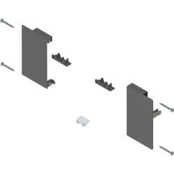 Mocowanie frontu szuflady wewnętrznej merivobox  wys.M  ZI4.0MS1 antracyt