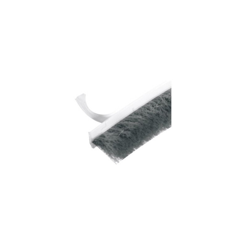 Szczotka 6,7mm x 12mm przeciwkurzowa z klejem nr 0089 szara