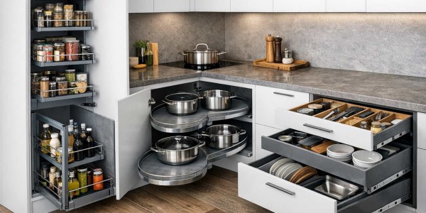 Cargo, Le Mans i wysuwane półki – jak wybrać systemy do przechowywania?