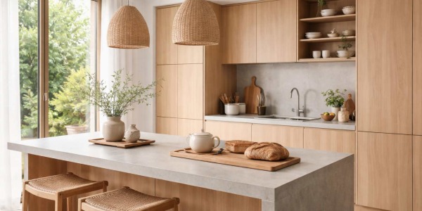 Styl Scandi i Japandi w kuchni: minimalizm z drewnem, który działa